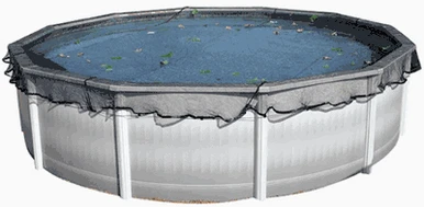16'x32' Oval Leaf Net Pool Cover 3 16'x32' Oval Leaf Net Pool Cover