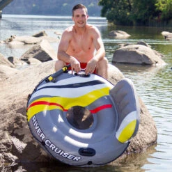 Poolmaster 47" DLX River Cruiser Lounge With Water Launcher 13 Poolmaster 47" DLX River Cruiser Lounge With Water Launcher -Essentials Pool Store 85608LSRiverLounge3RGB800px