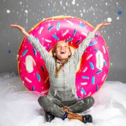 Big Mouth Giant Donut Snow Tube -Essentials Pool Store BMST PD DonutSnowTube Lifestyle4 1