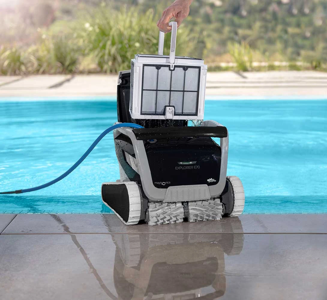 Maytronics Dolphin Explorer E70 Robotic Pool Cleaner 7 Maytronics Dolphin Explorer E70 Robotic Pool Cleaner - Image 5