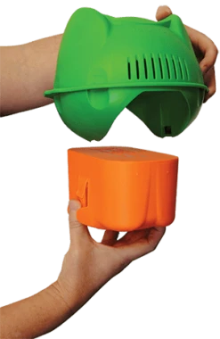 Flippin Frog XL Replacement Chlorine Cartridge -Essentials Pool Store Hands completely apart low res