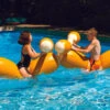 Swimline Log Flume Joust Set For The Pool -Essentials Pool Store Log Flume Joust Set