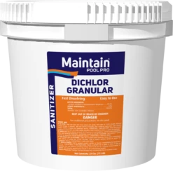 Di-Chlor Granular Chlorine -Essentials Pool Store MPP DiChlorGranular25lb