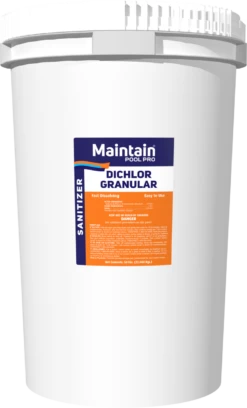 Di-Chlor Granular Chlorine -Essentials Pool Store MPP DichlorGranular50lb