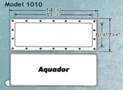 Aquador Pool Skimmer Cover -Essentials Pool Store aquador skimmer cover plate for widemouth above ground pool skimmers 3