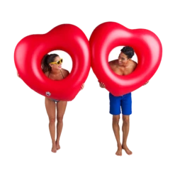 Big Mouth Giant Double Heart Pool Float