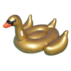 Swimline Giant Golden Goose Ride-On -Essentials Pool Store giant golden goose ride on by swimline 8