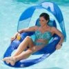 Swimways Spring Float Recliner With Canopy -Essentials Pool Store swimways spring float recliner w canopy 5