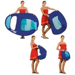 Swimways Spring Float Recliner With Canopy -Essentials Pool Store swimways spring float recliner w canopy 7